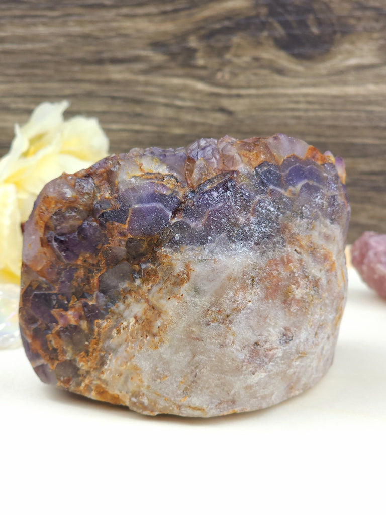 Crystals, Stones, & Gems Alien Amethyst with Hematite Cluster Specimen