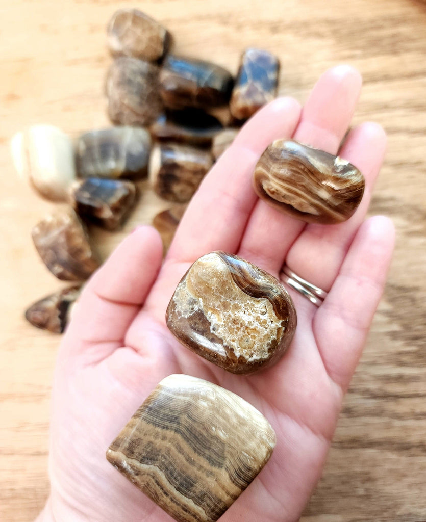 Crystals, Stones, & Gems Chocolate Calcite Tumbles