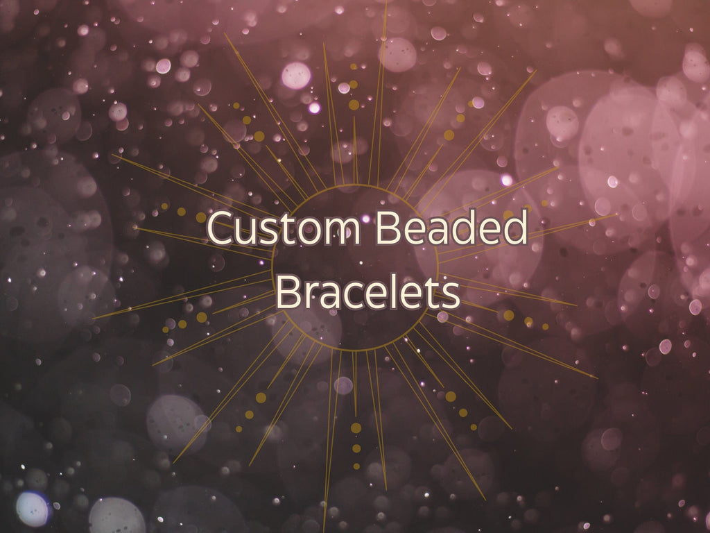 Custom Beaded Bracelet Natural Gemstone Bracelet Design Your Own Bracelet Healing Crystal Bracelets for Energy Healing Jewelry