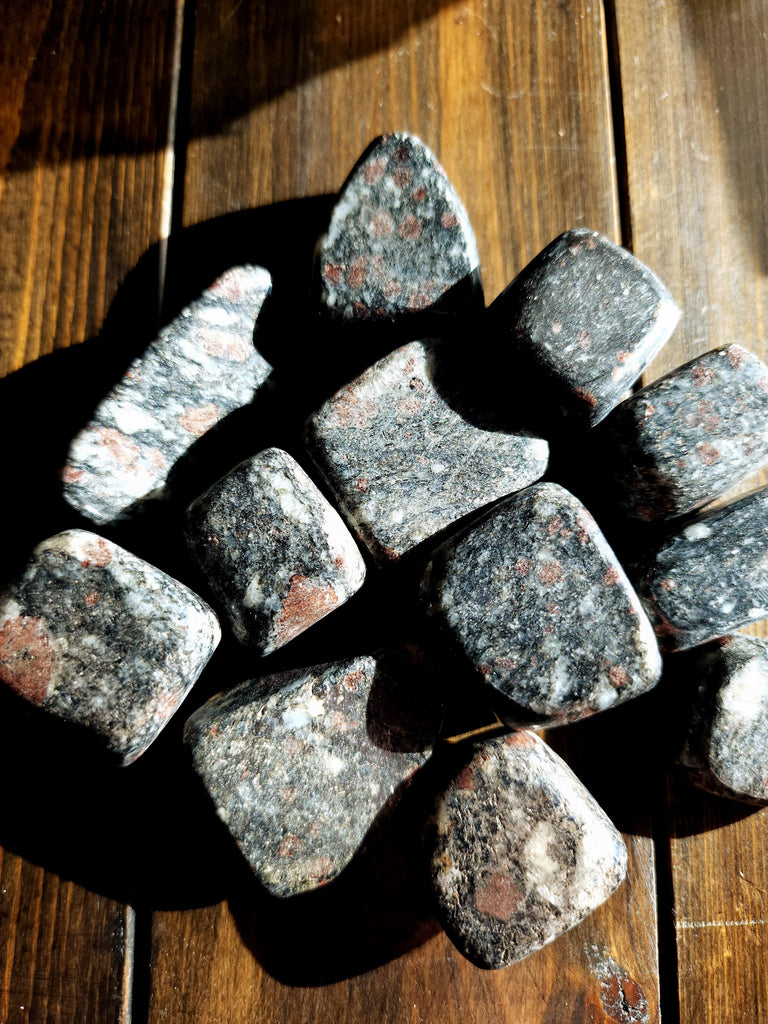 Crystals, Stones, & Gems Dragon Blood Jasper Tumbled