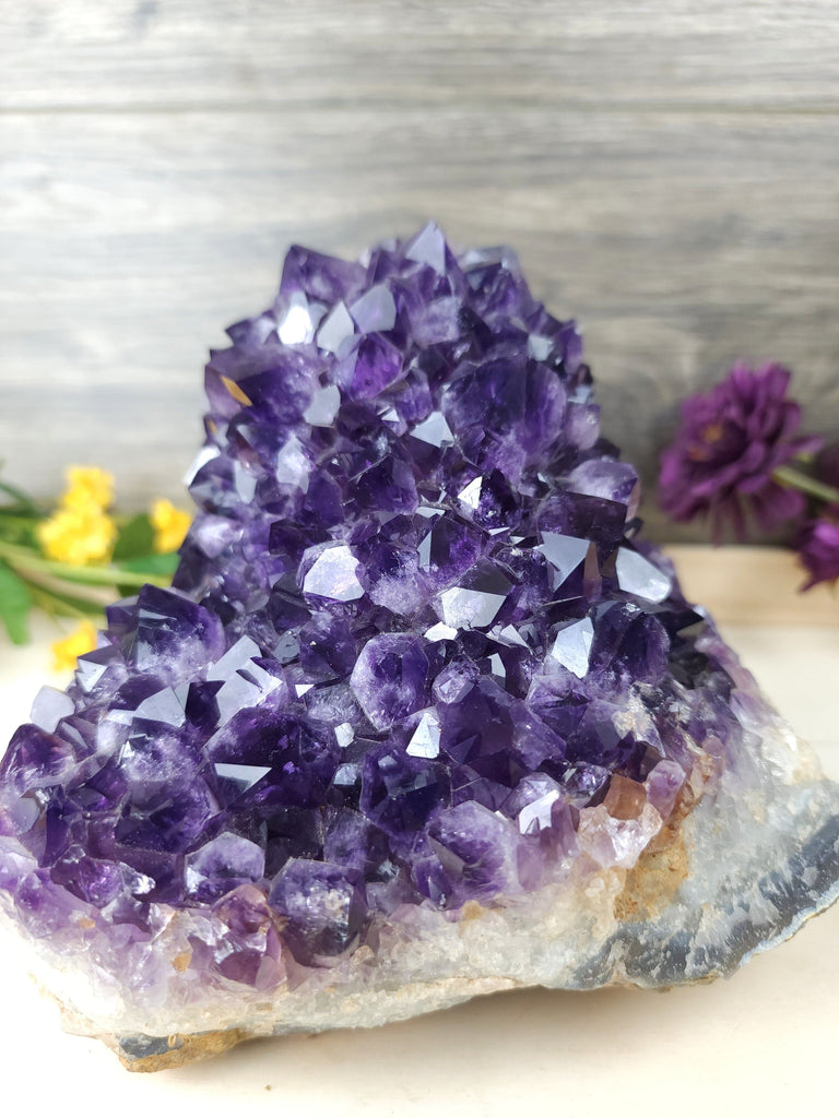 Crystals, Stones, & Gems Enchanting Giant Amethyst Cluster Geode XL