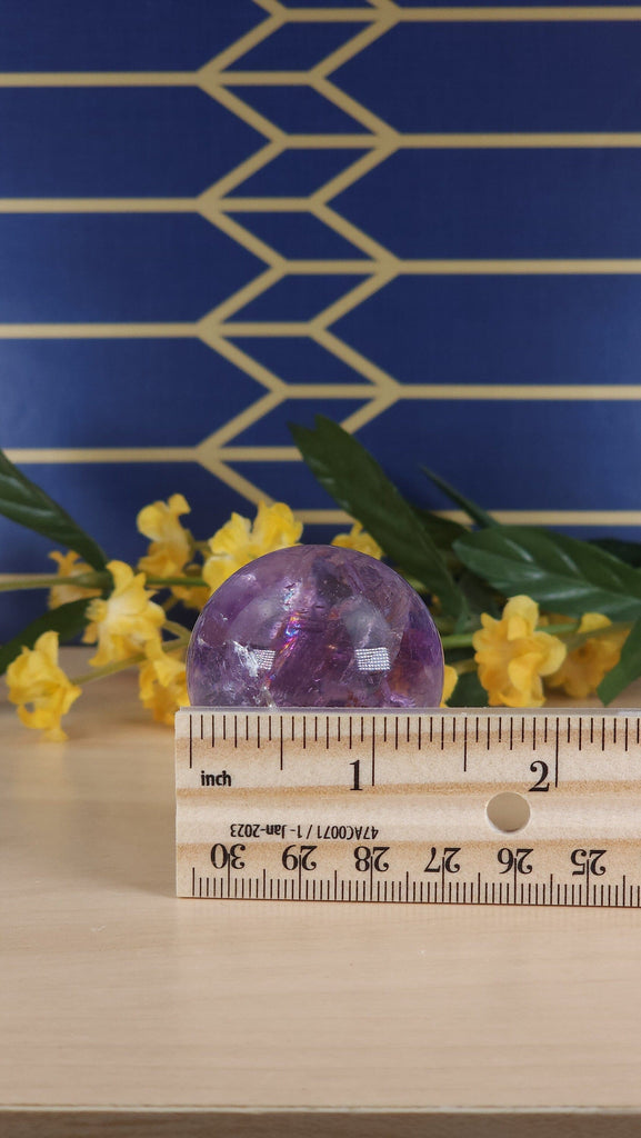 Gorgeous Amethyst Carved Crystal Sphere | Carved Crystal Ball