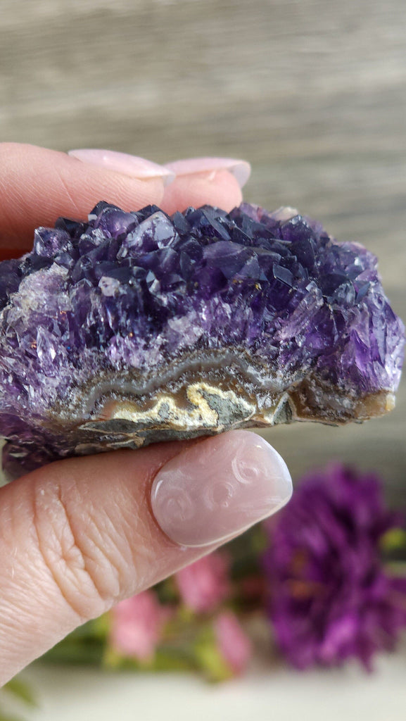 Gorgeous High Quality Amethyst Cluster Deep Purple Amethyst Crystal