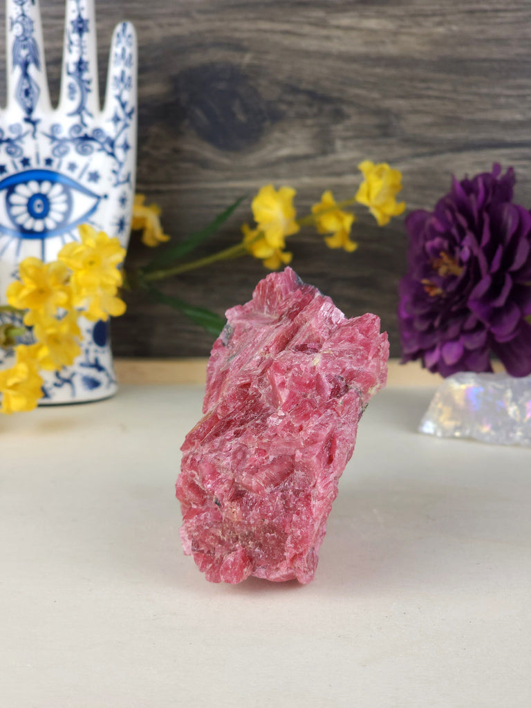 Crystals, Stones, & Gems Gorgeous High Quality Rhodonite Crystal Raw Specimen Healing Crystal Natural Gemstone Decorative Mineral