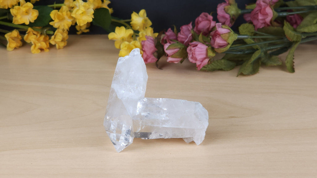 Incredible High Quality Natural Clear Quartz Cluster Raw Water Clear Crystal Quartz