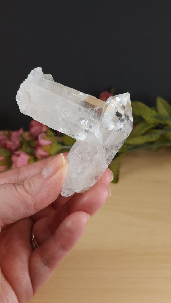 Incredible High Quality Natural Clear Quartz Cluster Raw Water Clear Crystal Quartz