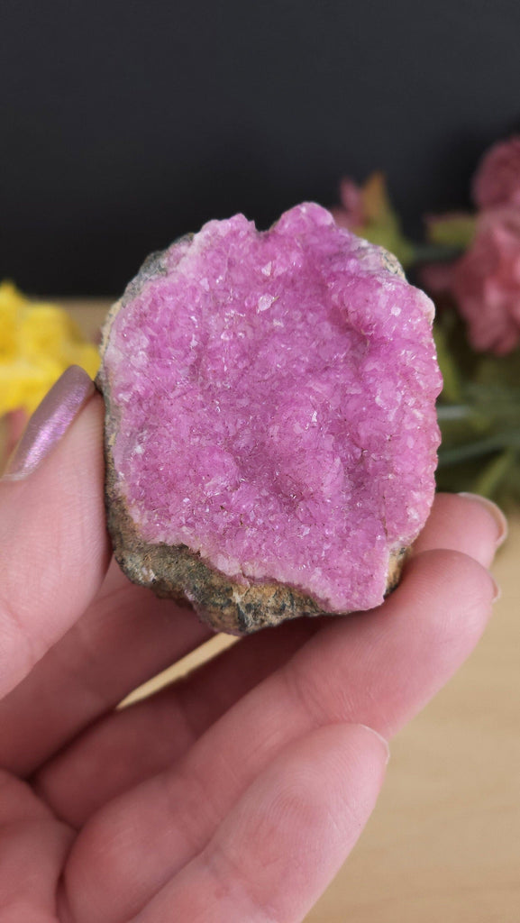 Incredible Pink Cobalto Calcite Crystal Specimen