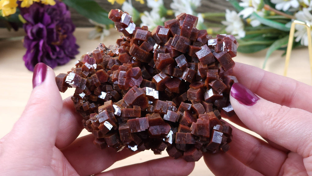 Incredible Vanadinite Cluster Crystal Specimen