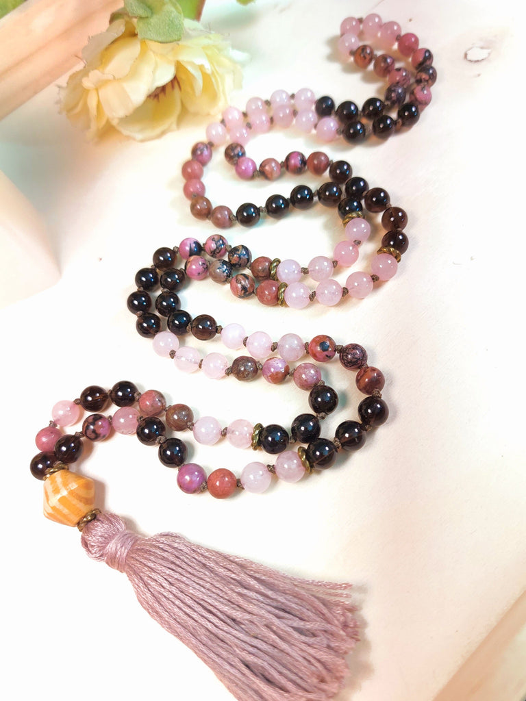 Crystals, Stones, & Gems Mala Beads Wholeheartedness Prayer Beads