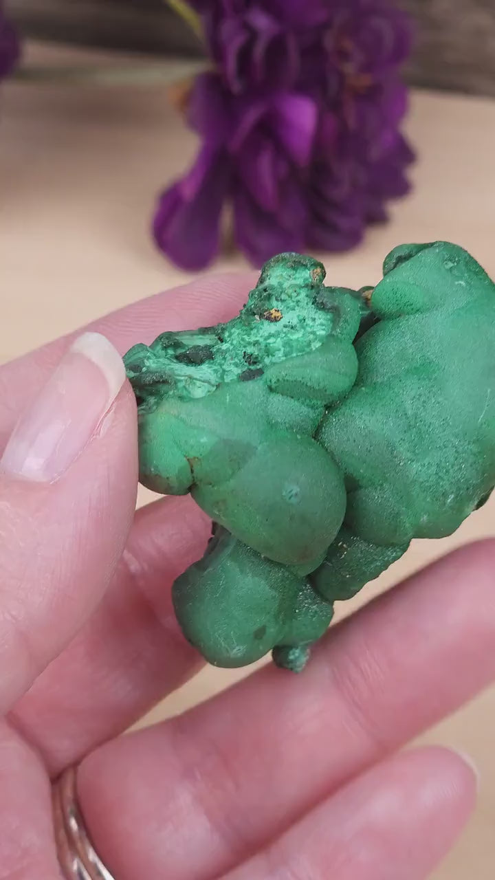 Stunning Raw Malachite Cluster Specimen Manifestation Crystals