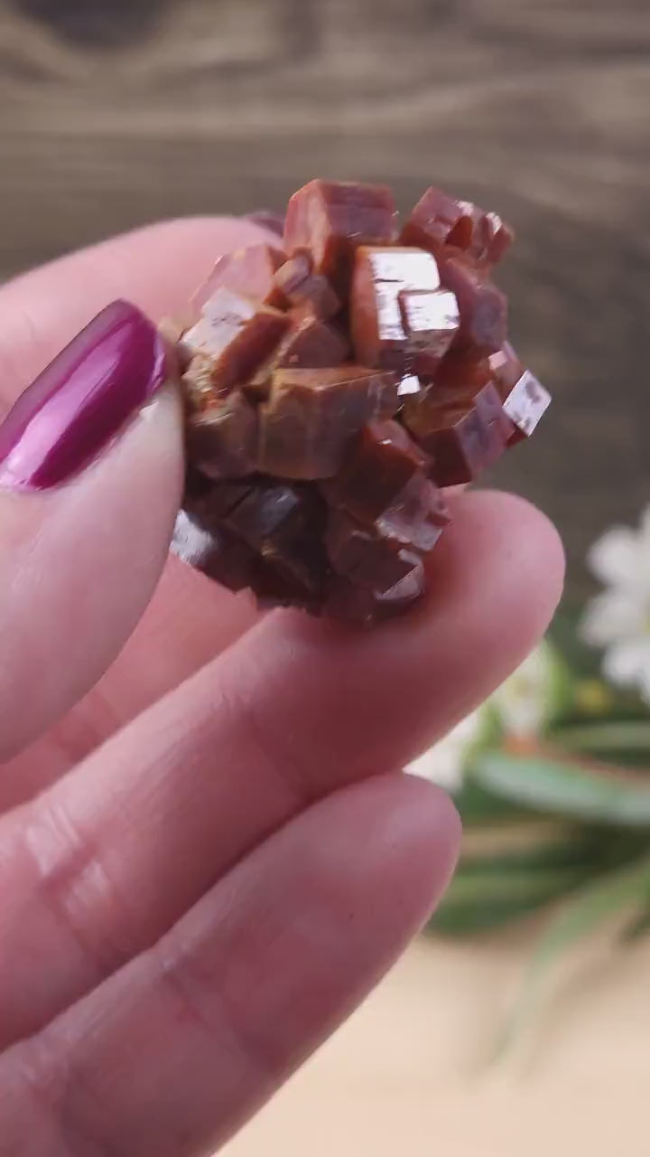 Incredible Vanadinite Cluster Crystal Specimen