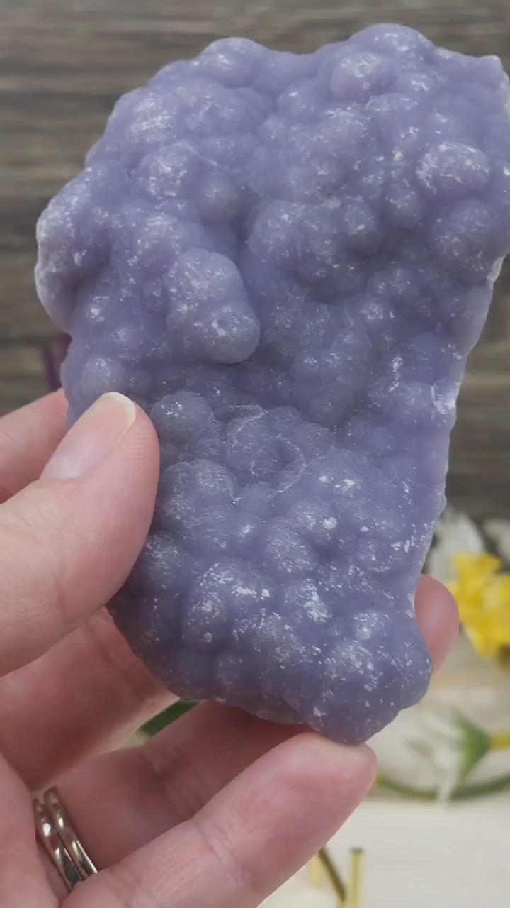 Ethereal Botryoidal Purple Fluorite Specimen