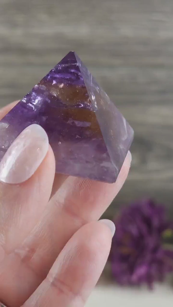 Stunning High Quality Natural Ametrine Crystal Pyramid