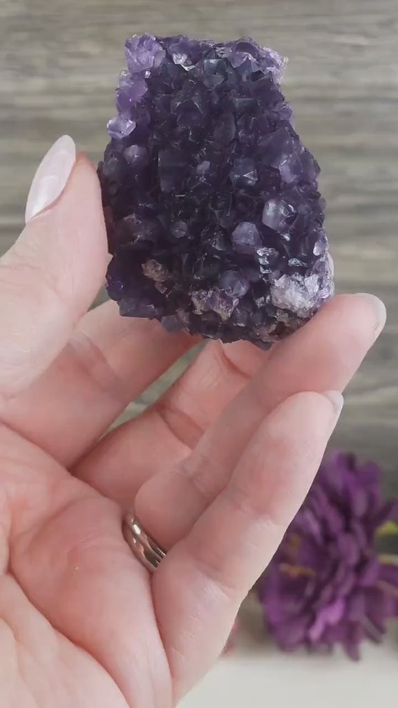 Gorgeous High Quality Amethyst Cluster Deep Purple Amethyst Crystal