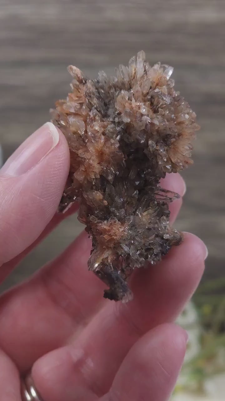 Incredible Rare Creedite Cluster Specimen