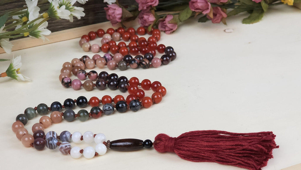 Mala Stimulating Crystal Prayer Beads for Sexual Energy and Intimacy