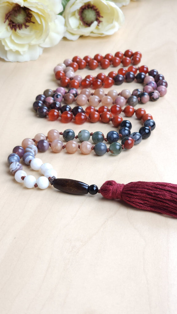 Mala Stimulating Crystal Prayer Beads for Sexual Energy and Intimacy