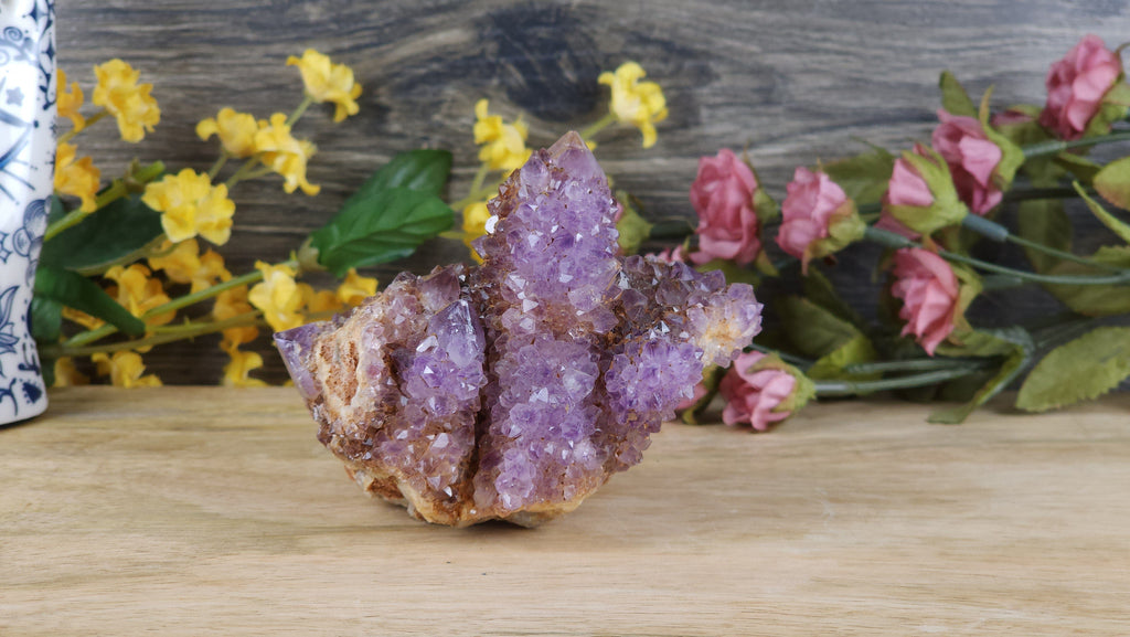 Crystals, Stones, & Gems Stunning High Quality Amethyst Crystal Spirit Quartz Fairy Quartz Cactus Quartz