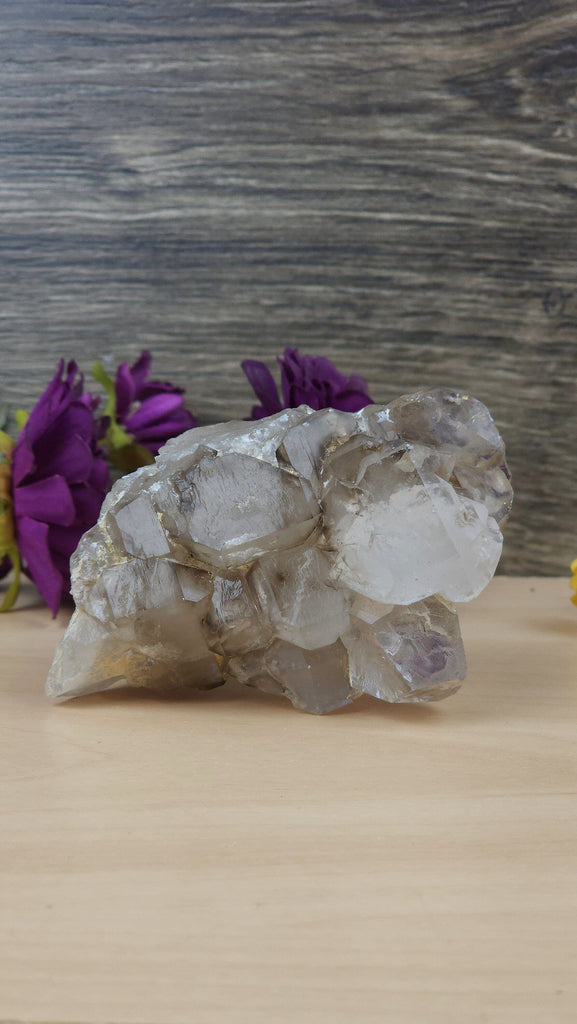 Stunning High Quality Elestial High Shine Natural Smoky Quartz Crystal Specimen