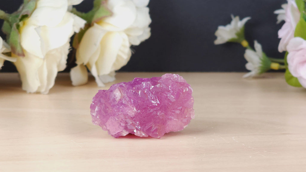 Stunning Vibrant Pink Cobalto Calcite Crystal Specimen