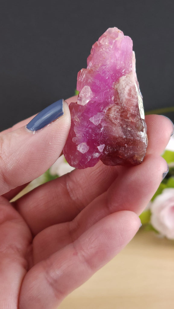 Stunning Vibrant Pink Cobalto Calcite Crystal Specimen