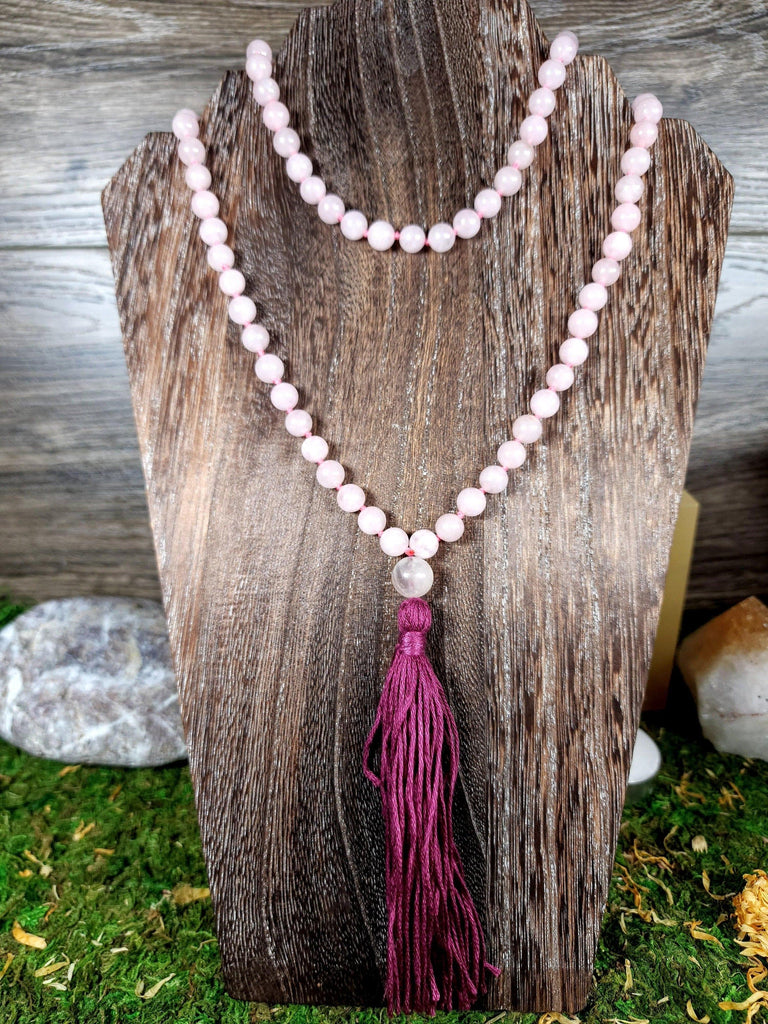 Unconditional Love Prayer Mala | Crystals for Manifesting Love