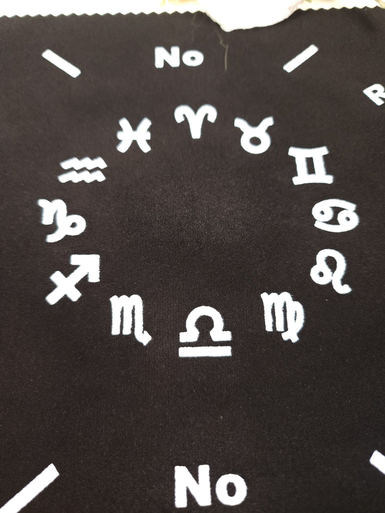 Religious & Ceremonial Zodiac Pendulum Mat | Divination Zodiac Signs