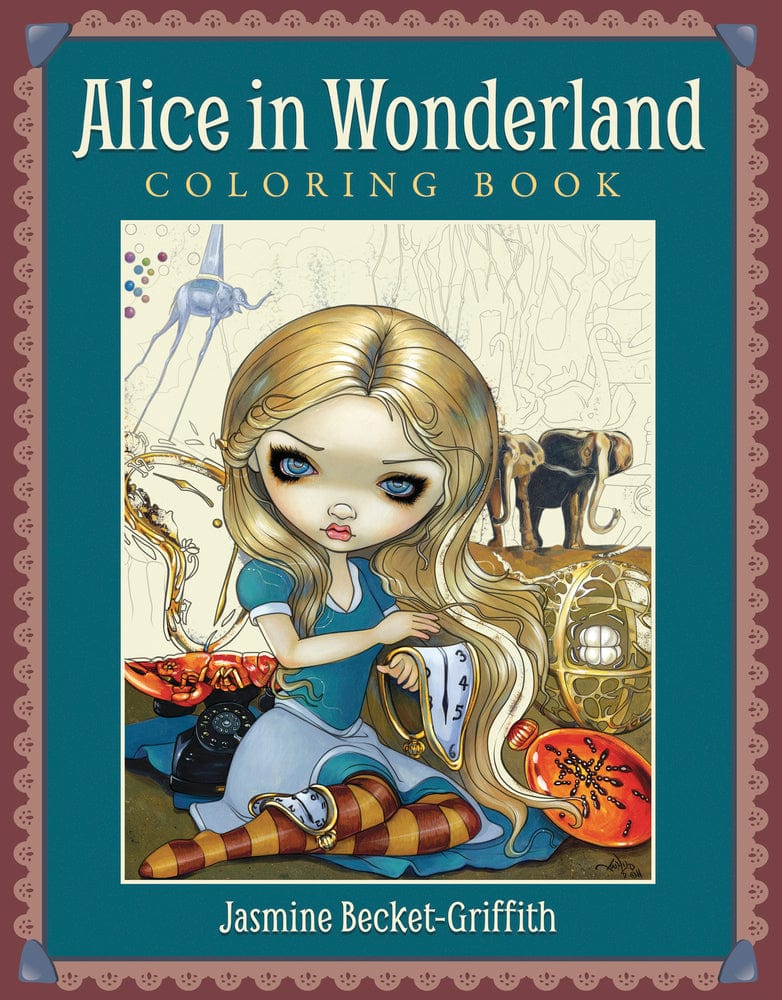 Book Alice in Wonderland Coloring Book