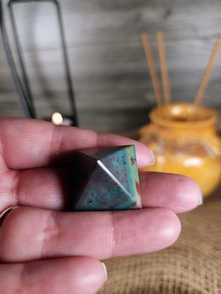 Crystals, Stones, & Gems Bloodstone Gemstone Pyramid