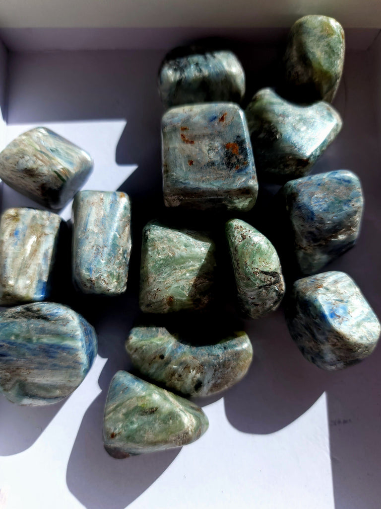 Crystals, Stones, & Gems Blue Kyanite Tumbled