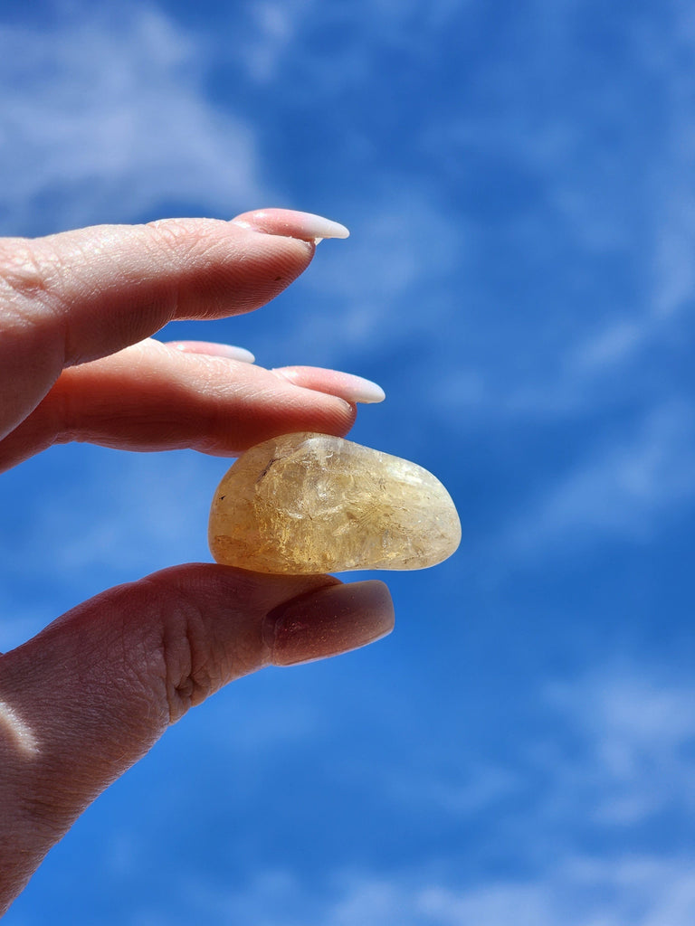 Crystals, Stones, & Gems Citrine Tumbled