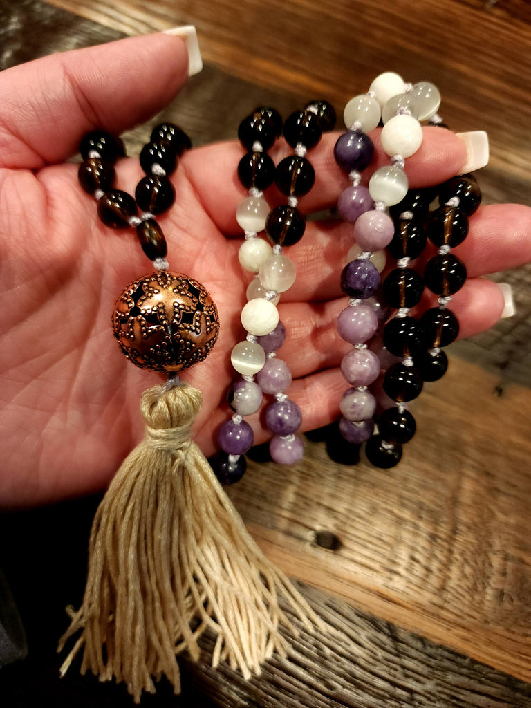 Crystals, Stones, & Gems Expectant Mother Prayer Mala | Honoring Feminine Energy