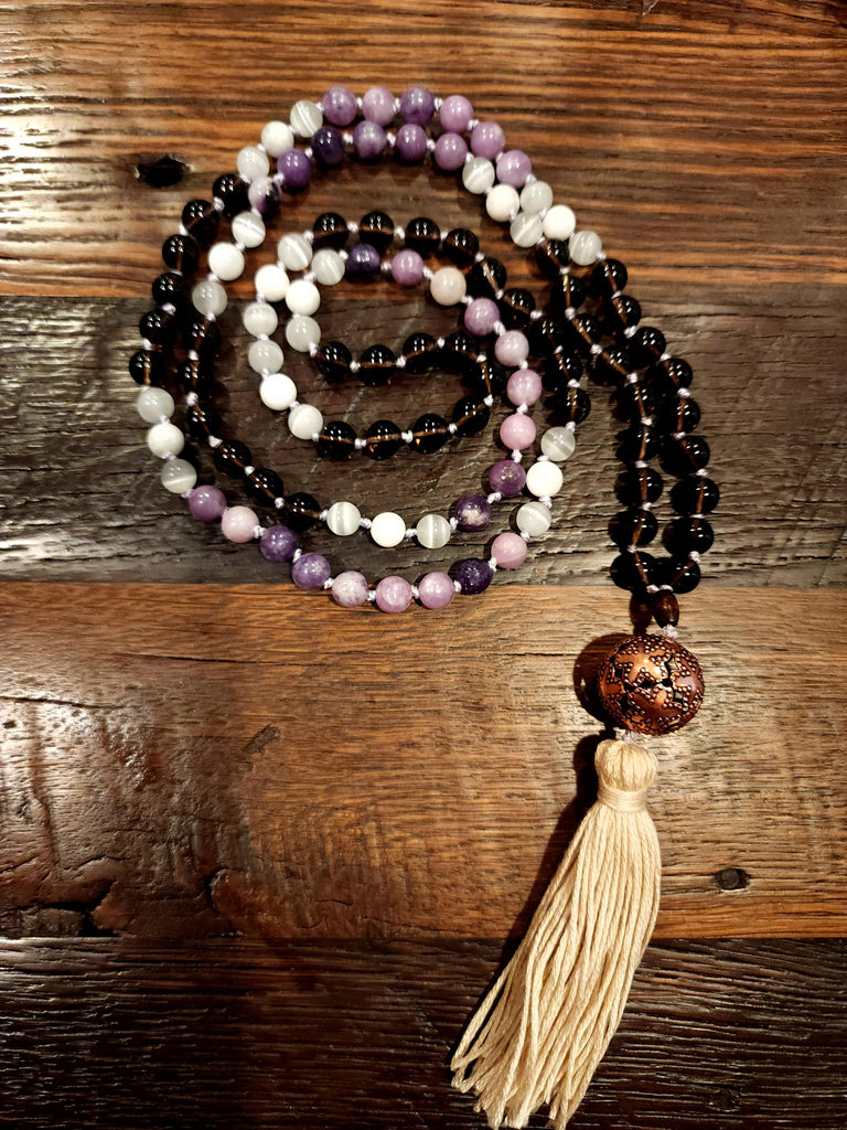 Crystals, Stones, & Gems Expectant Mother Prayer Mala | Honoring Feminine Energy