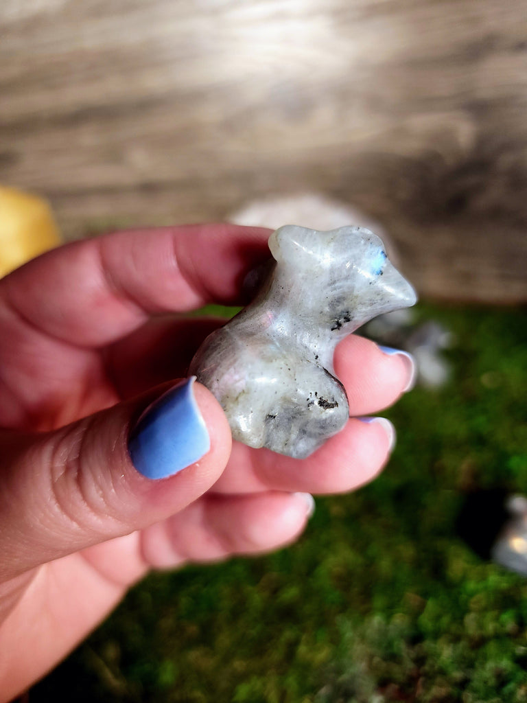 Crystals, Stones, & Gems Labradorite Curvy Goddess Carved Crystal Stone