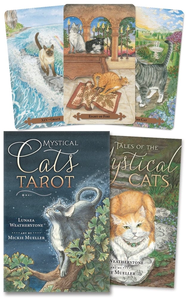 one tarot card Mystical Cats Tarot
