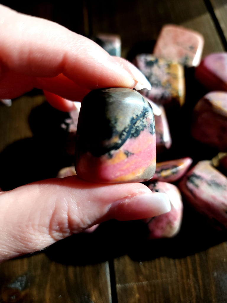 Crystals, Stones, & Gems Rhodonite Tumbles