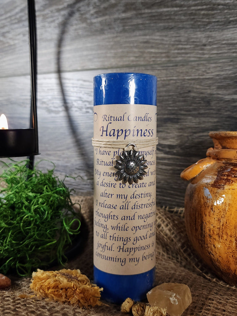 Happiness Candle Spell