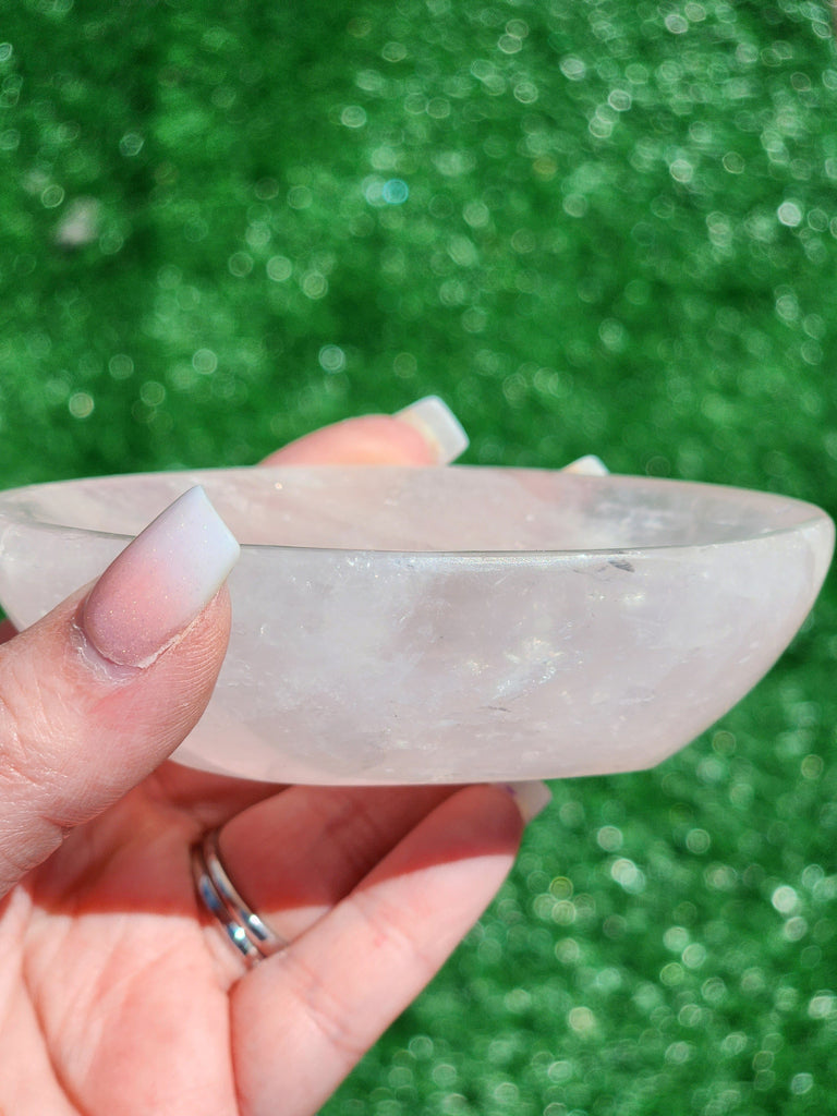Crystals, Stones, & Gems Rose Quartz Bowls - Spiritual Wedding Gift