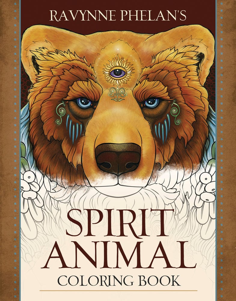 Book Spirit Animal Coloring Book