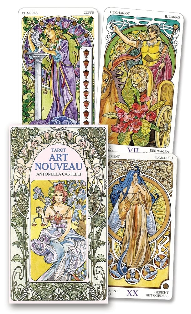 one tarot card Tarot Art Nouveau Deck